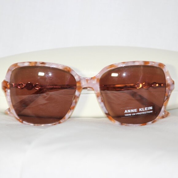 Anne Klein Rose Gold Butterfly Sunglasses #2655 - Picture 1 of 1